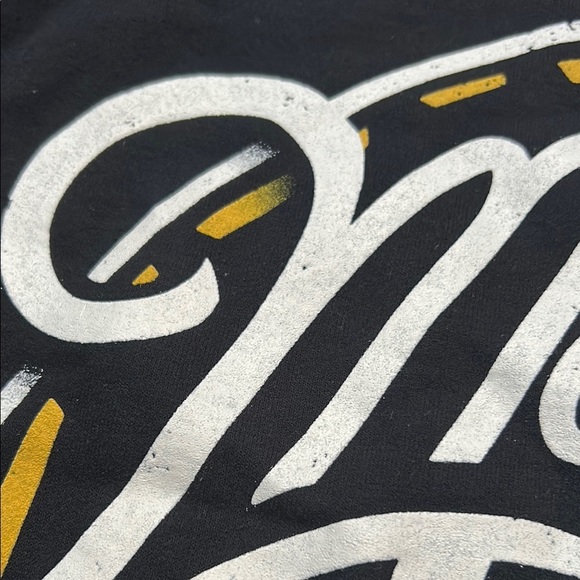 Mayday Parade Black Crewneck Sweatshirt, White and Yellow Graphic, Size M, NWOT - Picture 2 of 9